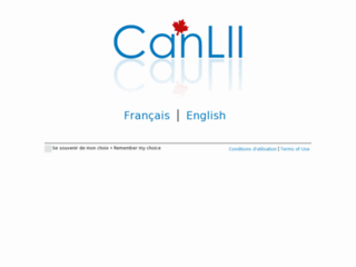 Détails : CanLII - Institut canadien d'information juridique