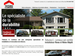 Détails : Toitures E Lemieux - Couvreur de toiture pour Brossard