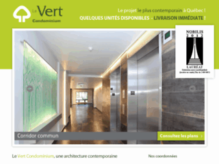 Détails : Le projet Vert Condominium - Condo à Québec