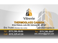 Détails : Vitrerie Thermoglass Canada - Calfeutrage et Vitrerie