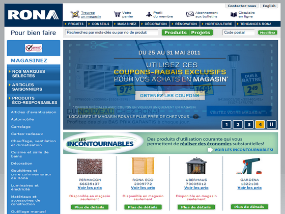 Détails : RONA - Ferronnerie Houle Inc.