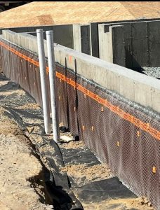 Fissures et drains A9 excavation