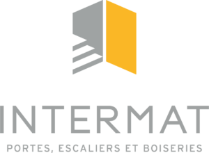Intermat, Centre de l'escalier, Boiseries B.G., Boiseries PM, Les Agences Robert Janvier