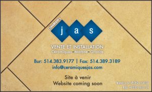 Les Céramiques J.A.S. Inc.