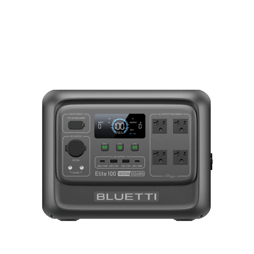 BLUETTI Elite 100 V2 Portable Power Station | 1,800W 1,024Wh