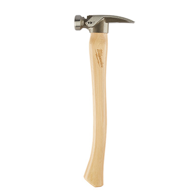 Marteau 19 oz manche en bois tête lisse - 48-22-9519
